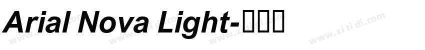 Arial Nova Light字体转换